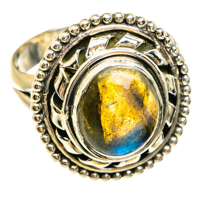 Labradorite Rings handcrafted by Ana Silver Co - RING74448