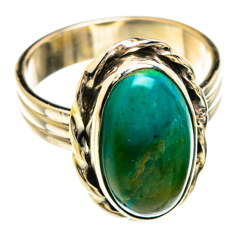 Chrysocolla Rings handcrafted by Ana Silver Co - RING74449