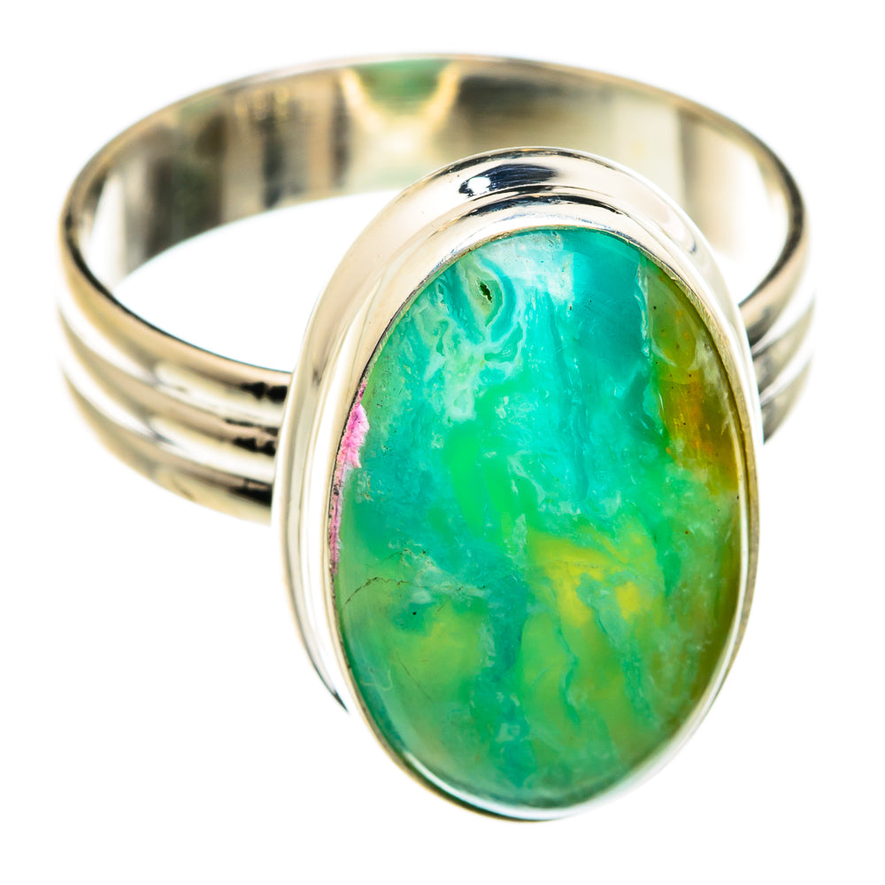 Peruvian Opal Rings handcrafted by Ana Silver Co - RING74450