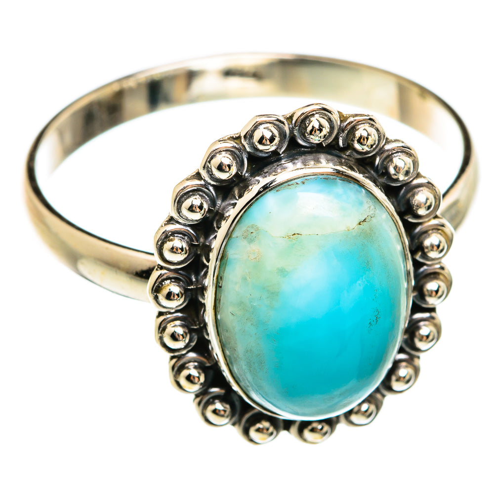 Larimar Rings handcrafted by Ana Silver Co - RING74454