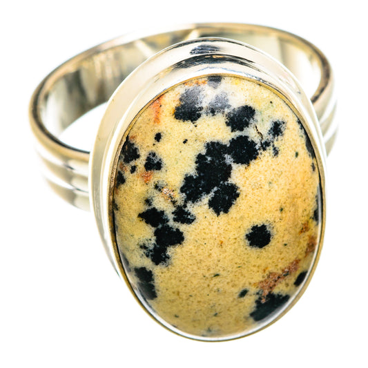 Dalmatian Jasper Rings handcrafted by Ana Silver Co - RING74458