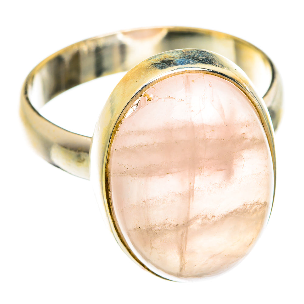 Rose Quartz Rings handcrafted by Ana Silver Co - RING74462