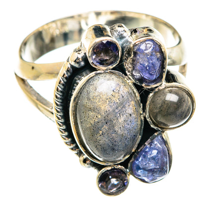 Labradorite Rings handcrafted by Ana Silver Co - RING74467