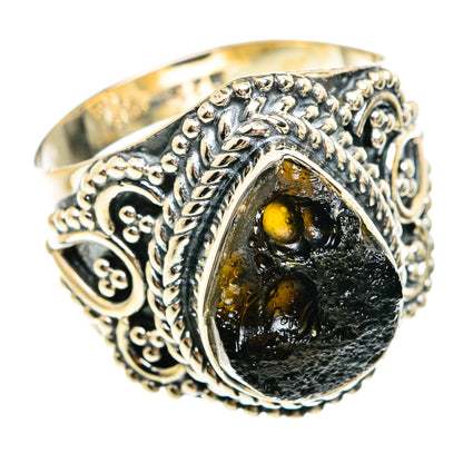 Tektite Rings handcrafted by Ana Silver Co - RING74472