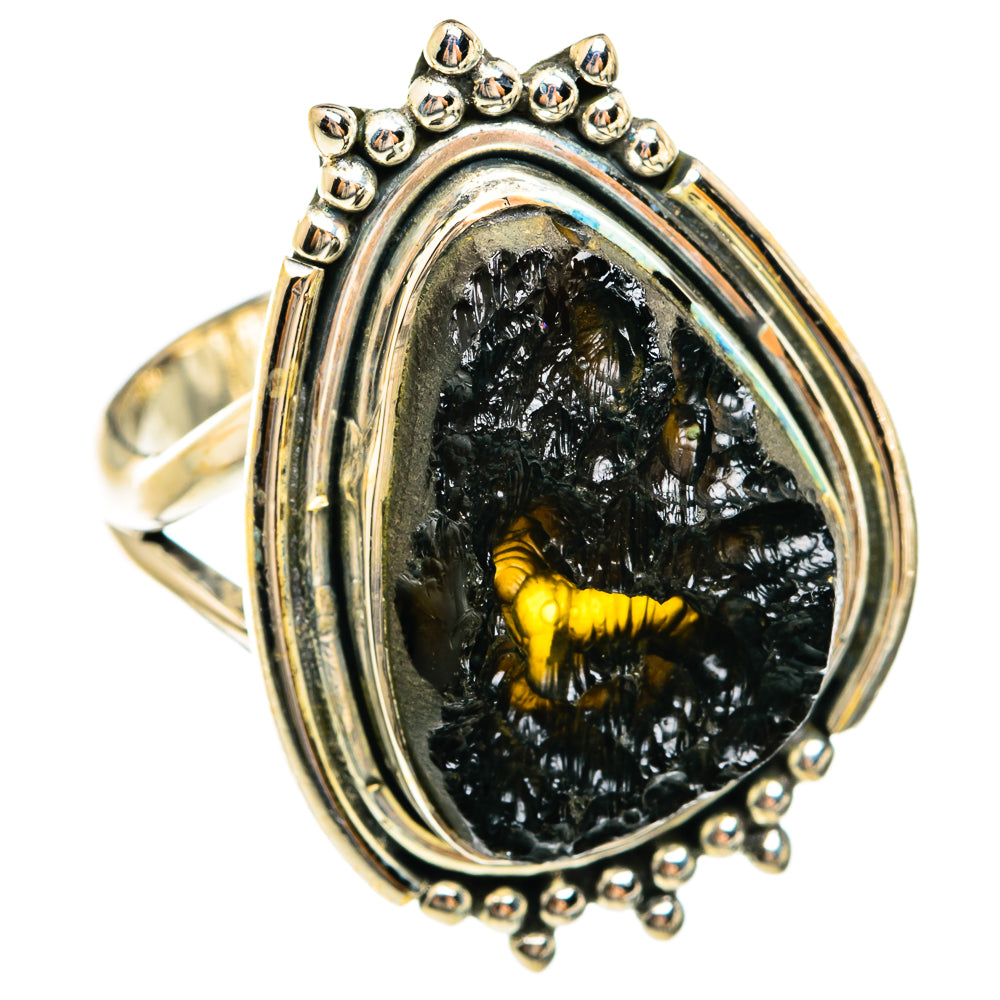 Tektite Rings handcrafted by Ana Silver Co - RING74473
