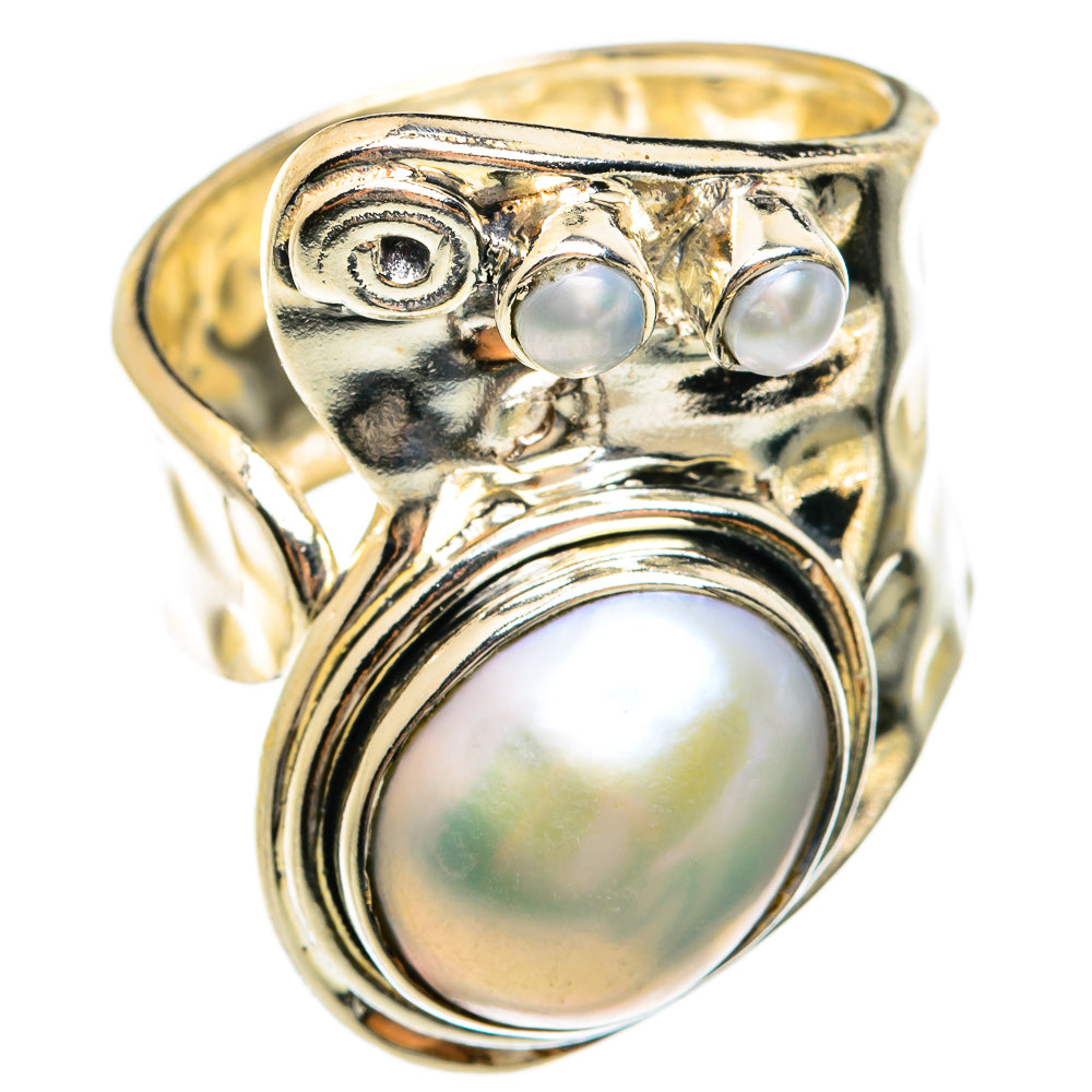 Cultured Pearl Rings handcrafted by Ana Silver Co - RING74475
