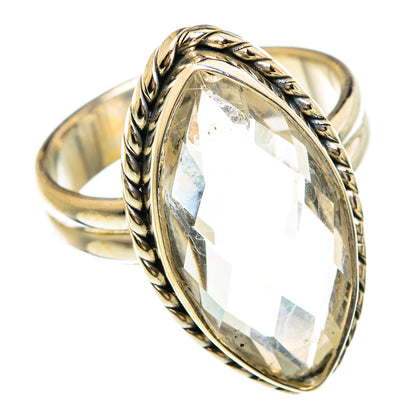 White Quartz Rings handcrafted by Ana Silver Co - RING74479