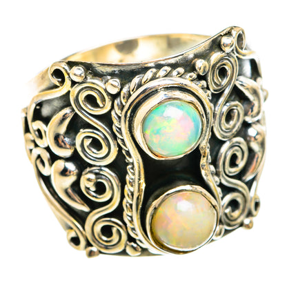 Ethiopian Opal Rings handcrafted by Ana Silver Co - RING74483