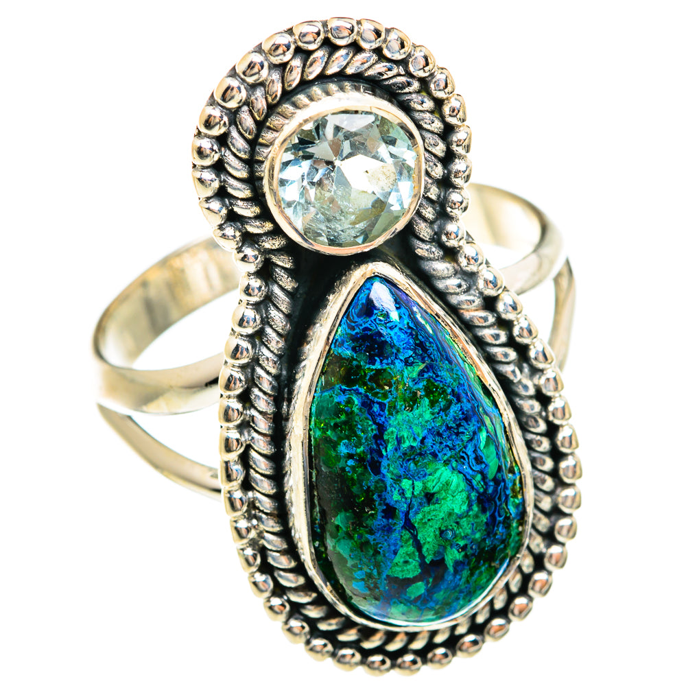 Chrysocolla Rings handcrafted by Ana Silver Co - RING74490