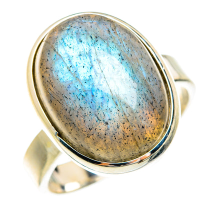 Labradorite Rings handcrafted by Ana Silver Co - RING74492