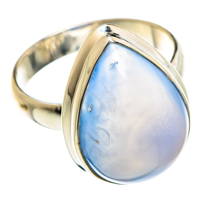 Aqua Chalcedony Rings handcrafted by Ana Silver Co - RING74494