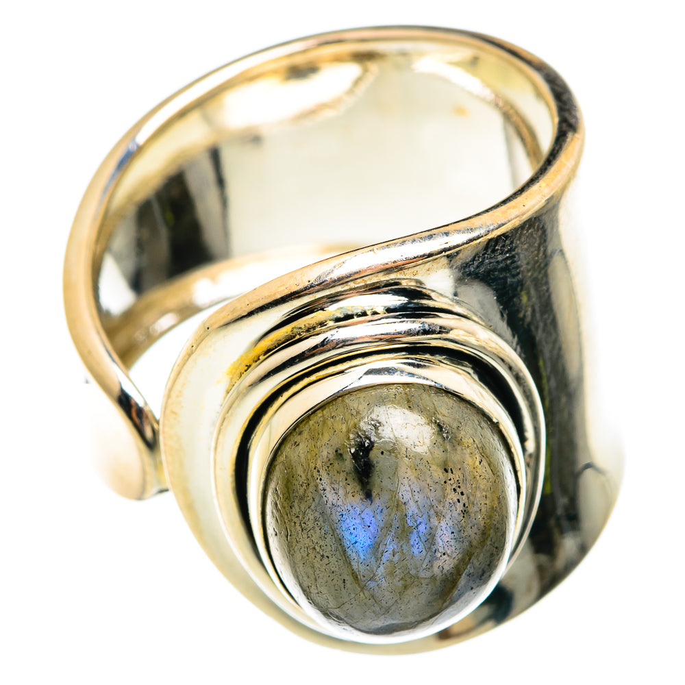 Labradorite Rings handcrafted by Ana Silver Co - RING74495