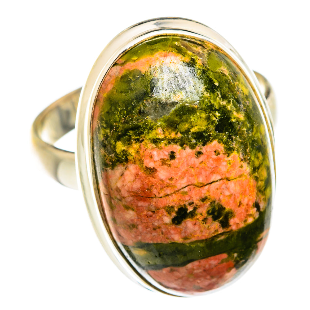 Unakite Rings handcrafted by Ana Silver Co - RING74496