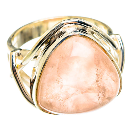 Rose Quartz Rings handcrafted by Ana Silver Co - RING74506