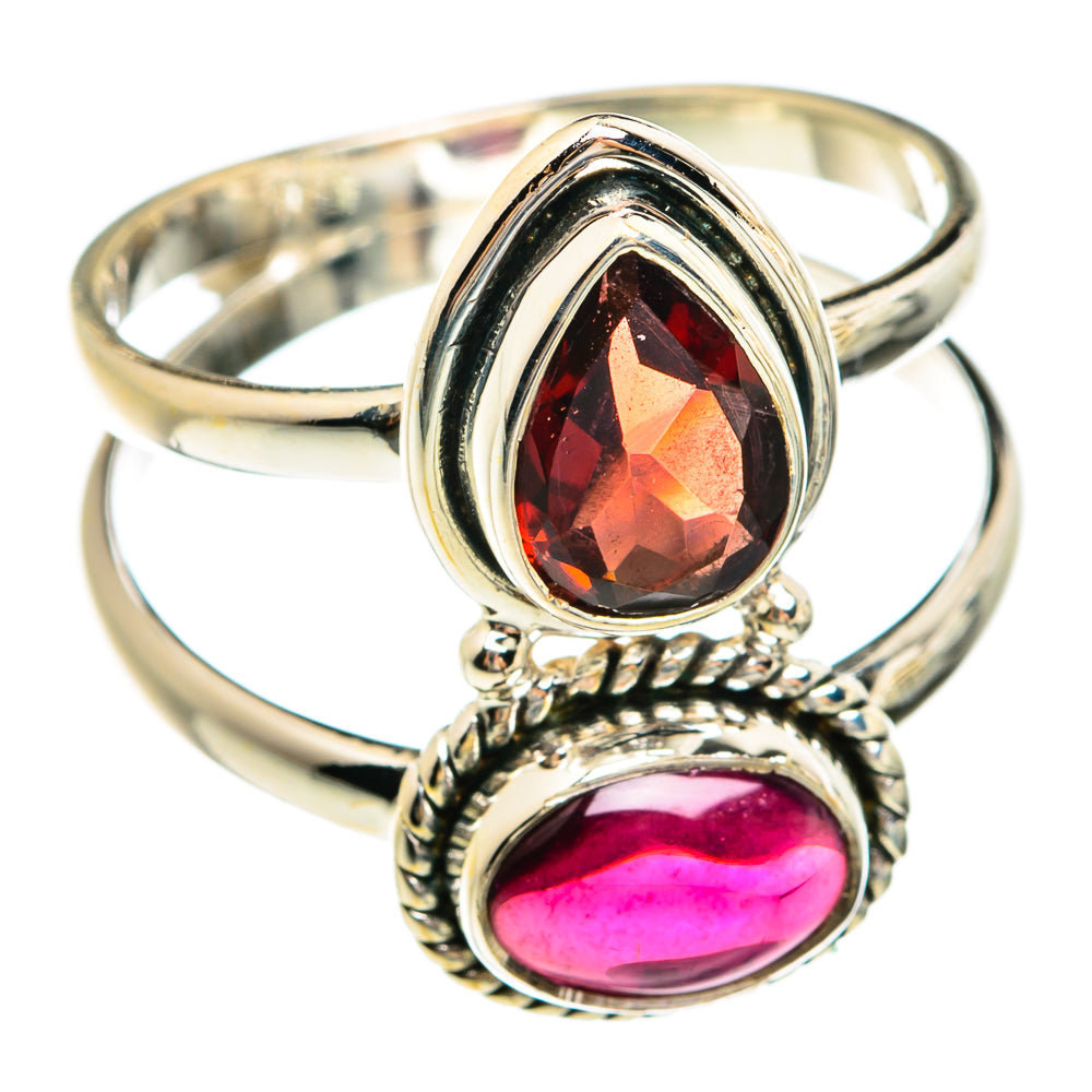 Garnet Rings handcrafted by Ana Silver Co - RING74507