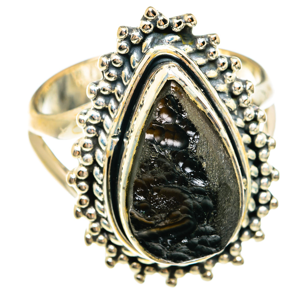 Tektite Rings handcrafted by Ana Silver Co - RING74514