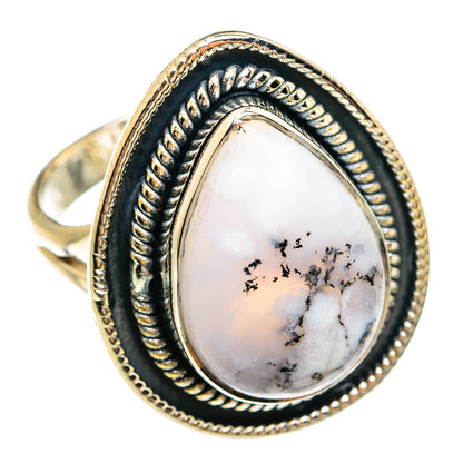 Dendritic Opal Rings handcrafted by Ana Silver Co - RING74519