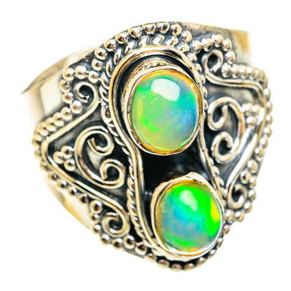 Ethiopian Opal Rings handcrafted by Ana Silver Co - RING74523