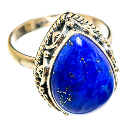 Lapis Lazuli Rings handcrafted by Ana Silver Co - RING74533