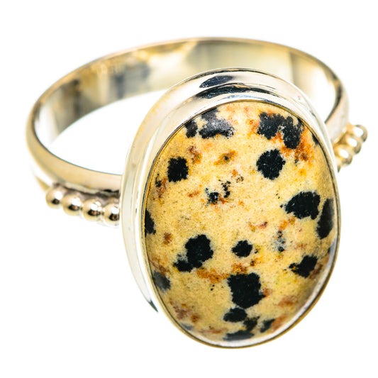 Dalmatian Jasper Rings handcrafted by Ana Silver Co - RING74542