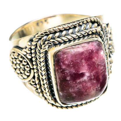 Lepidolite Rings handcrafted by Ana Silver Co - RING74545