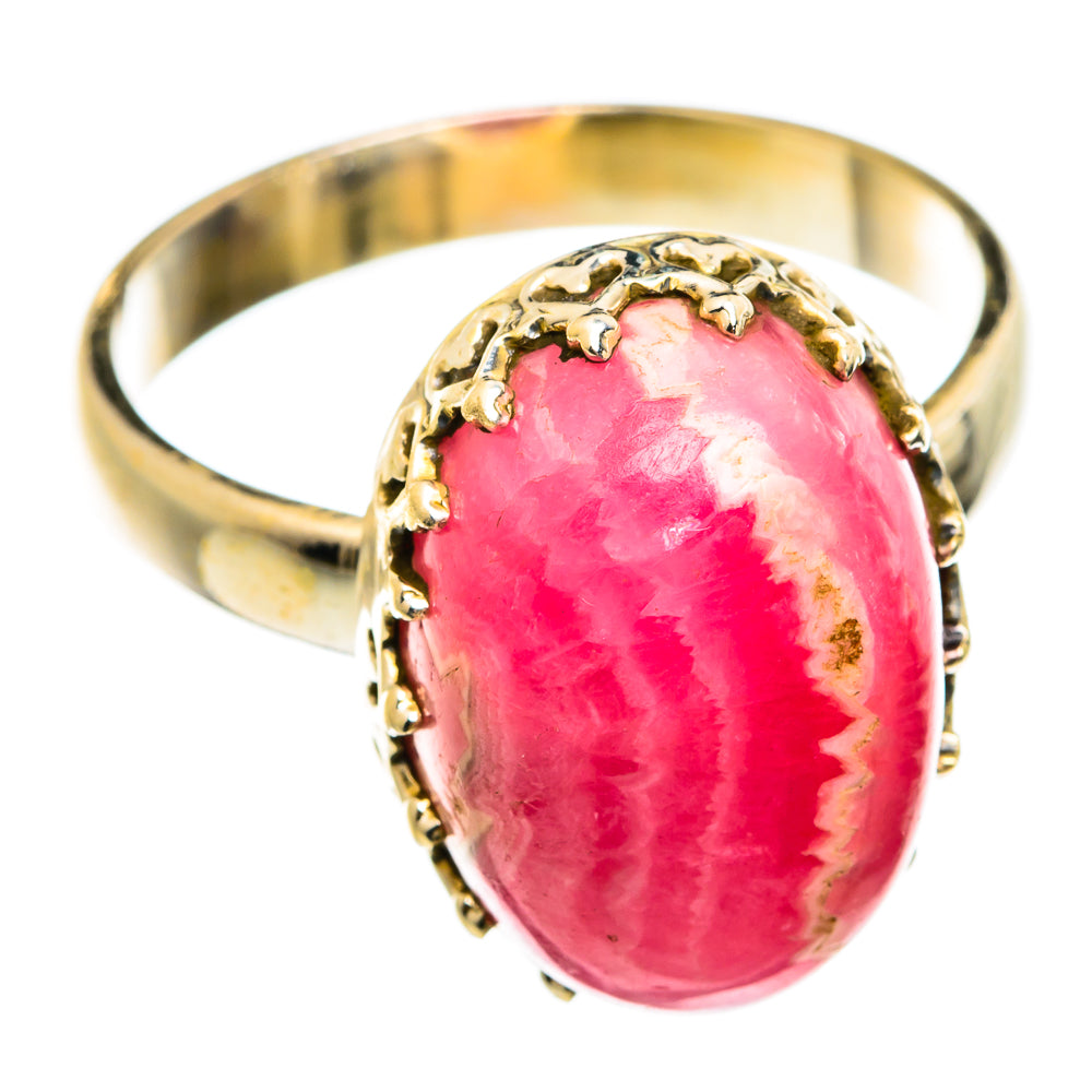 Rhodochrosite Rings handcrafted by Ana Silver Co - RING74546
