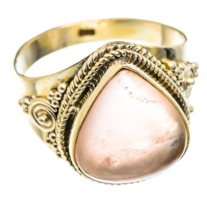 Rose Quartz Rings handcrafted by Ana Silver Co - RING74547