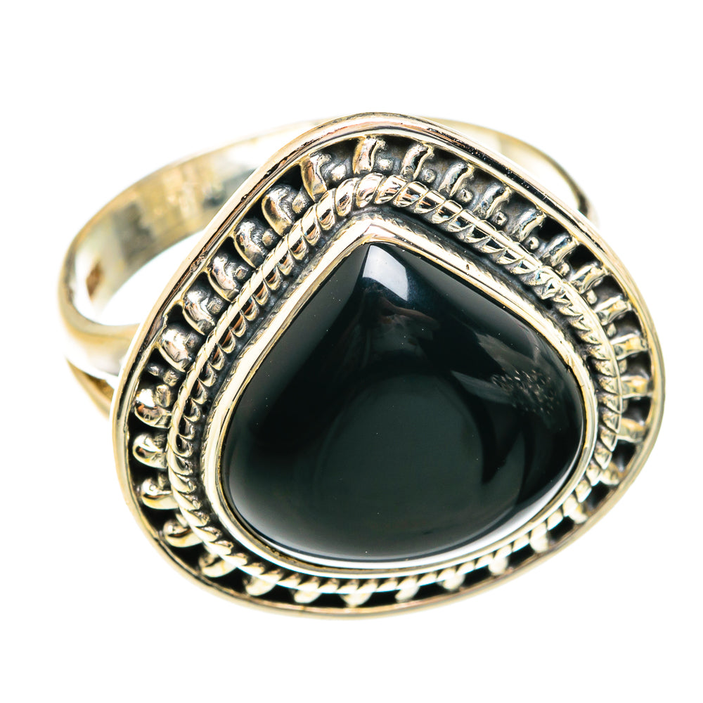 Black Onyx Rings handcrafted by Ana Silver Co - RING74556