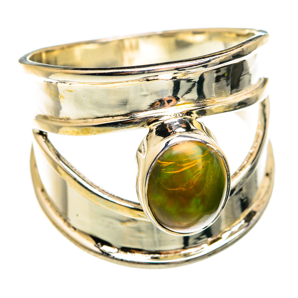 Ethiopian Opal Rings handcrafted by Ana Silver Co - RING74564