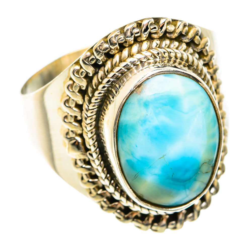 Larimar Rings handcrafted by Ana Silver Co - RING74573