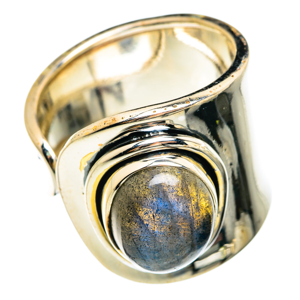 Labradorite Rings handcrafted by Ana Silver Co - RING74574