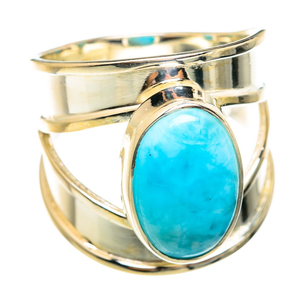 Larimar Rings handcrafted by Ana Silver Co - RING74576