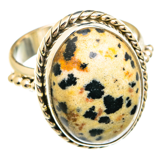 Dalmatian Jasper Rings handcrafted by Ana Silver Co - RING74581