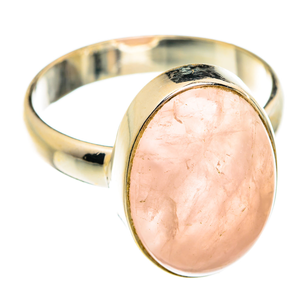 Rose Quartz Rings handcrafted by Ana Silver Co - RING74585