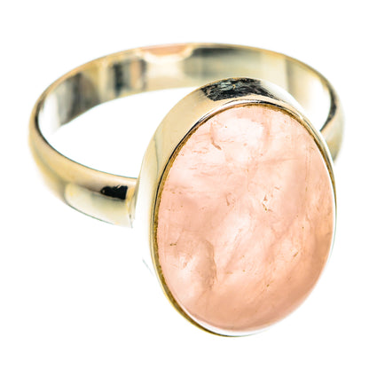 Rose Quartz Rings handcrafted by Ana Silver Co - RING74585