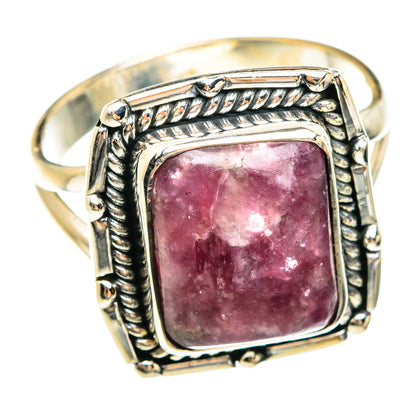 Lepidolite Rings handcrafted by Ana Silver Co - RING74587