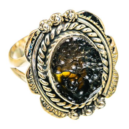 Tektite Rings handcrafted by Ana Silver Co - RING74599