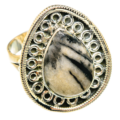 Pinolith Jasper Rings handcrafted by Ana Silver Co - RING74601 - Photo 2