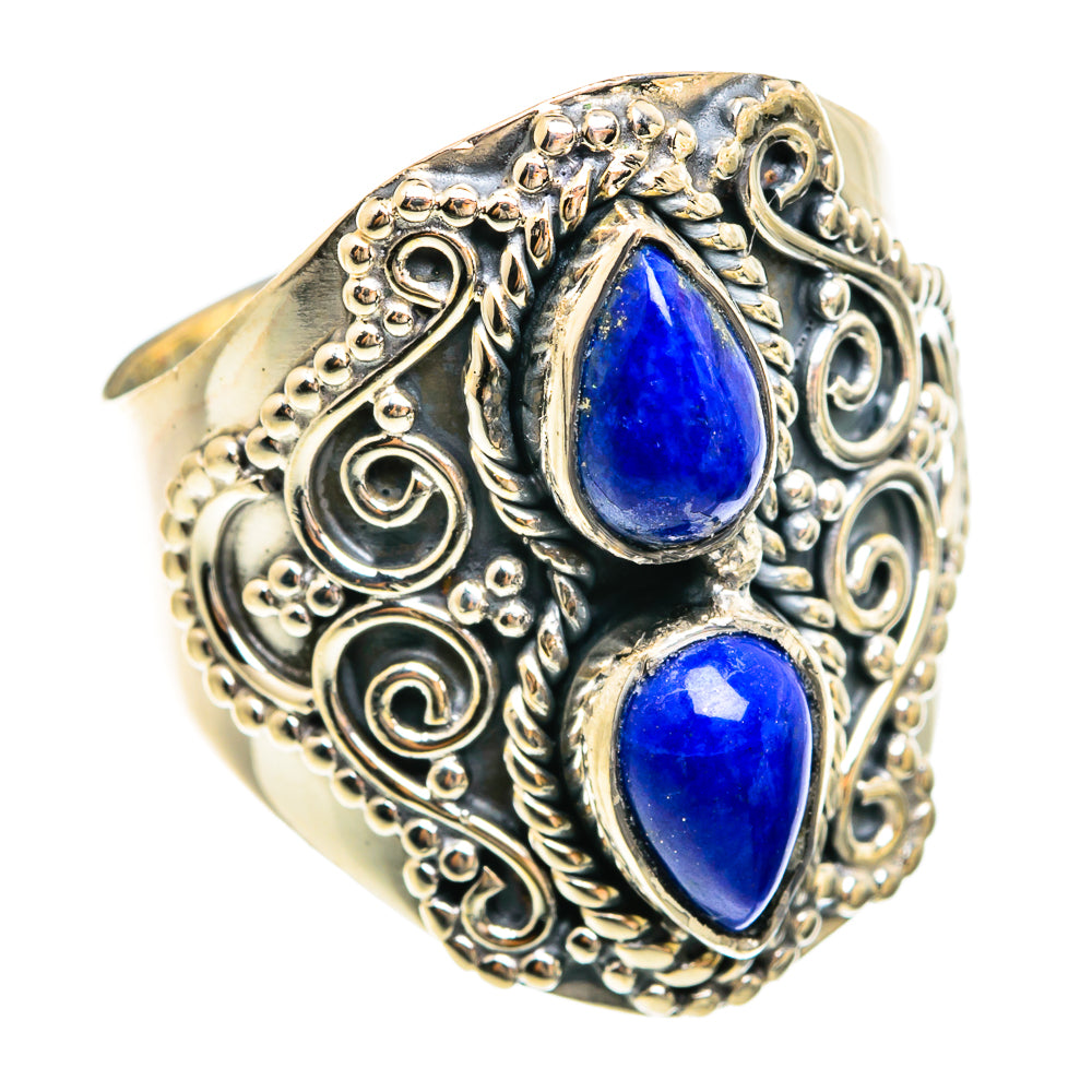Lapis Lazuli Rings handcrafted by Ana Silver Co - RING74609