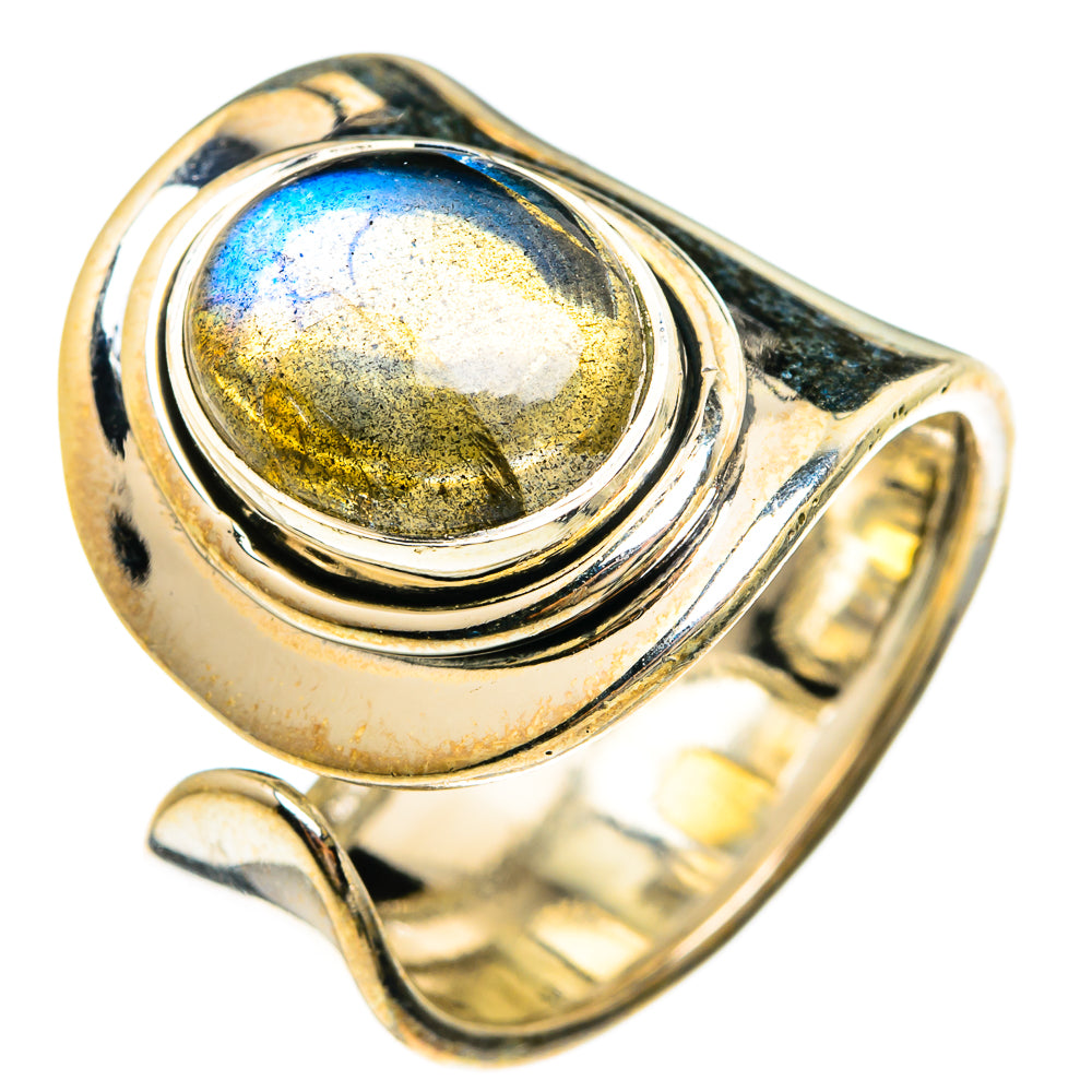 Labradorite Rings handcrafted by Ana Silver Co - RING74610