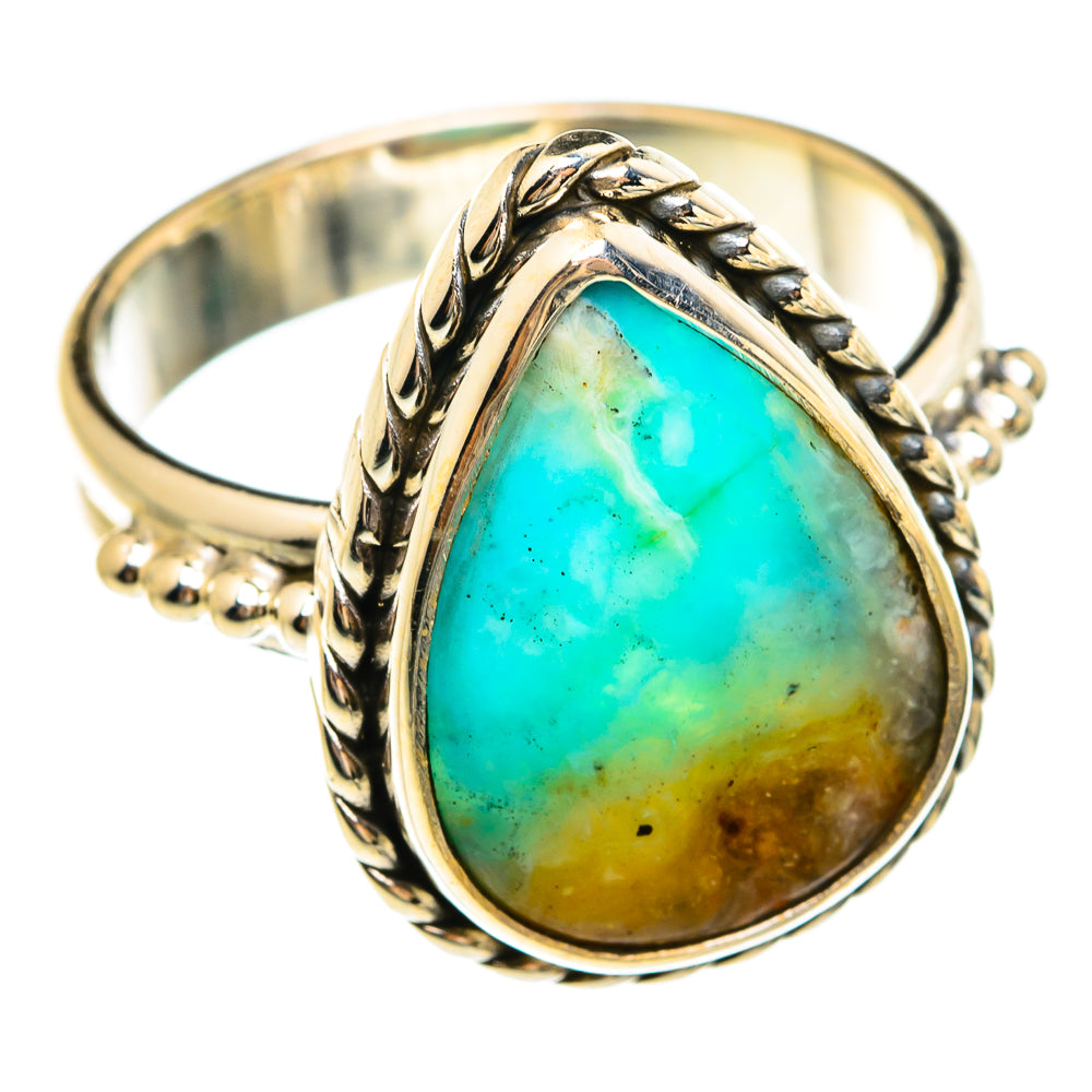 Peruvian Opal Rings handcrafted by Ana Silver Co - RING74613
