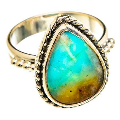 Peruvian Opal Rings handcrafted by Ana Silver Co - RING74613
