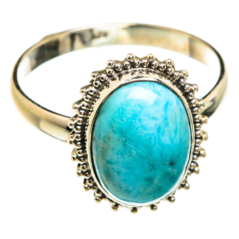 Larimar Rings handcrafted by Ana Silver Co - RING74616