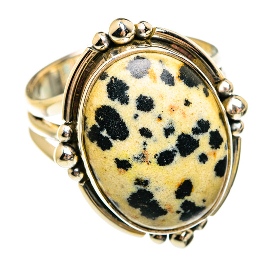 Dalmatian Jasper Rings handcrafted by Ana Silver Co - RING74620