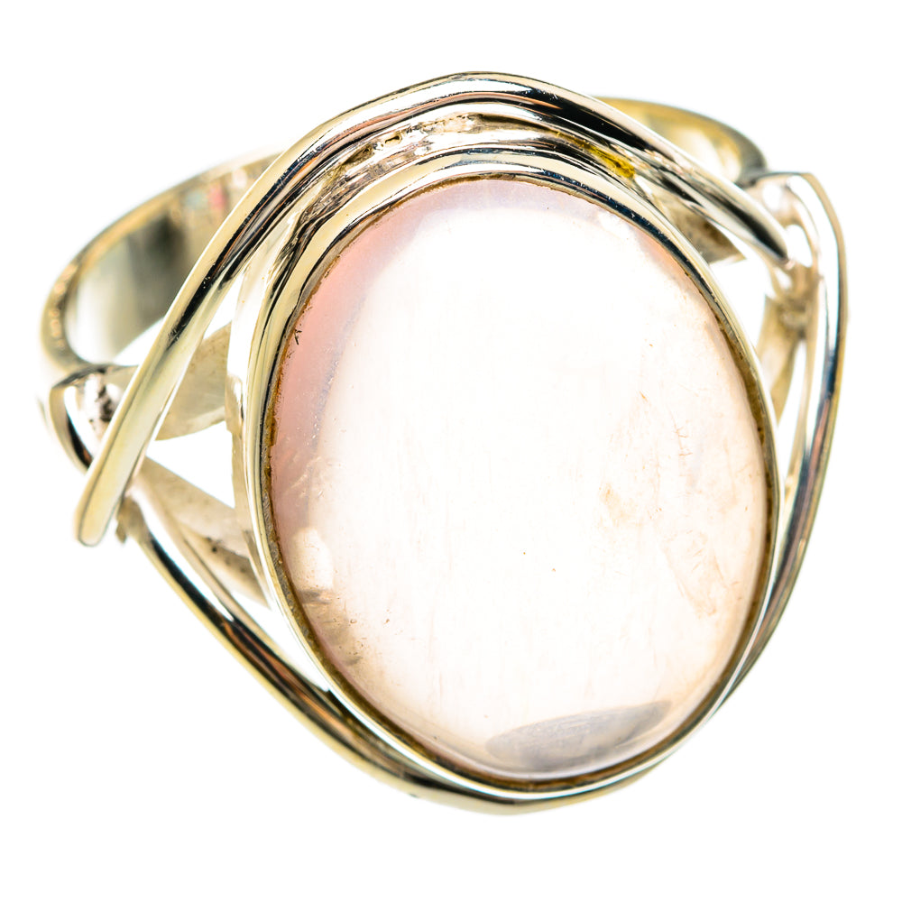 Rose Quartz Rings handcrafted by Ana Silver Co - RING74626