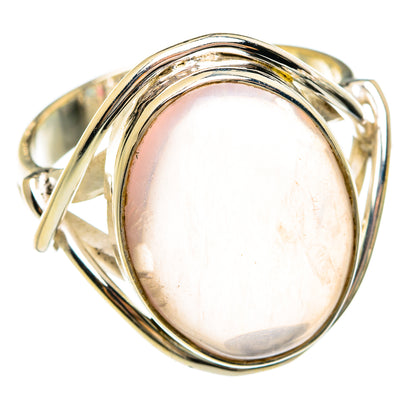 Rose Quartz Rings handcrafted by Ana Silver Co - RING74626