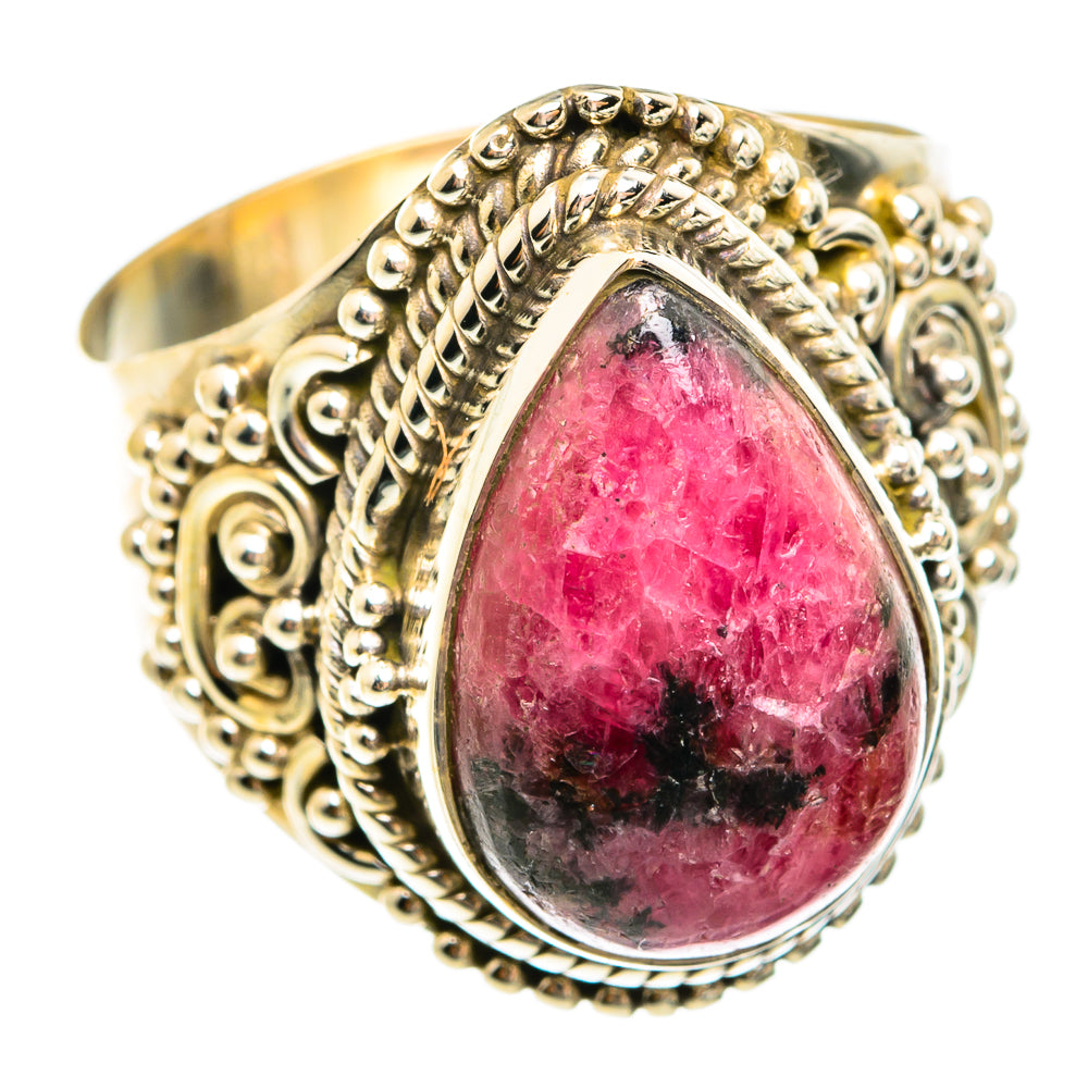 Rhodonite Rings handcrafted by Ana Silver Co - RING74627