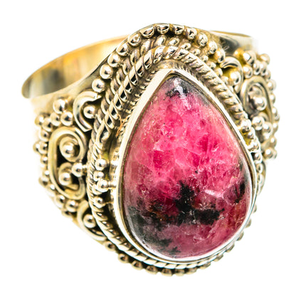 Rhodonite Rings handcrafted by Ana Silver Co - RING74627