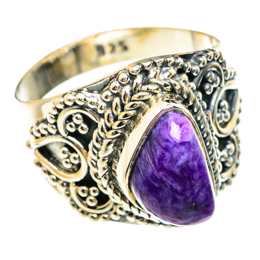 Charoite Rings handcrafted by Ana Silver Co - RING74630
