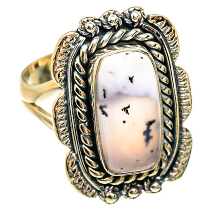 Dendritic Opal Rings handcrafted by Ana Silver Co - RING74640